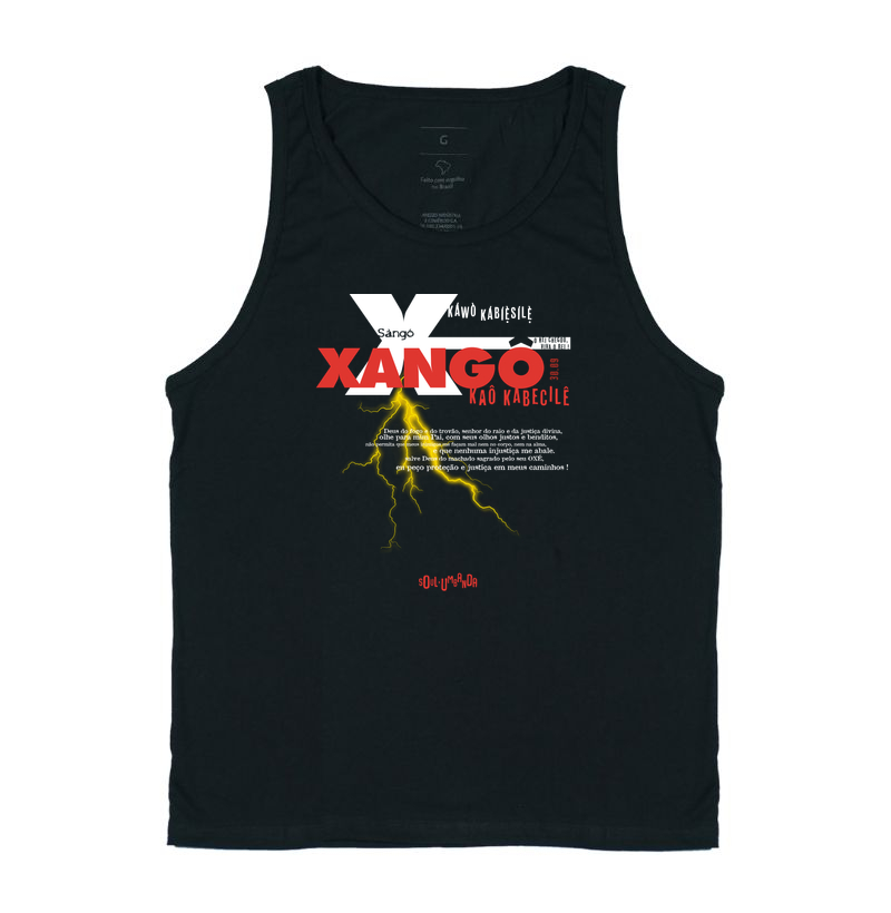camiseta XANGÕ oração