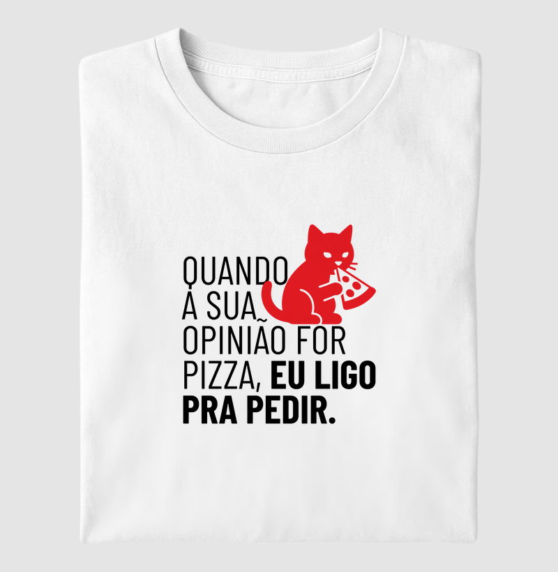 Não pedi sua opinião