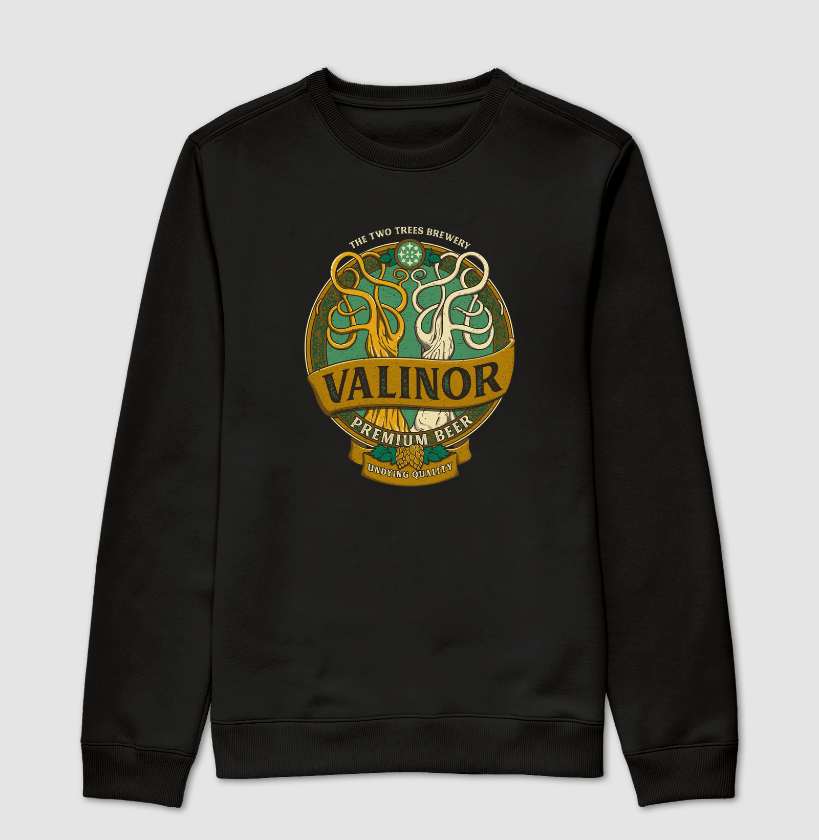 Camiseta  Valinor Beer Label - Suéter Moletom