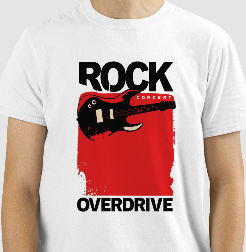 camiseta-overdrive-rock-concert-guitarra