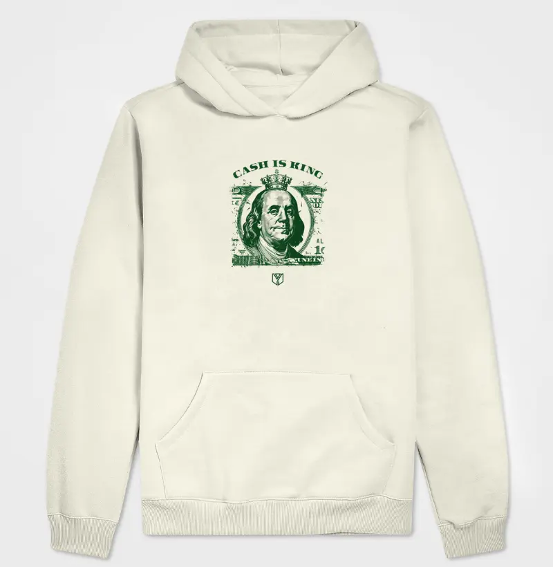 Cash is King - Illustrated - Hoodie Moletom