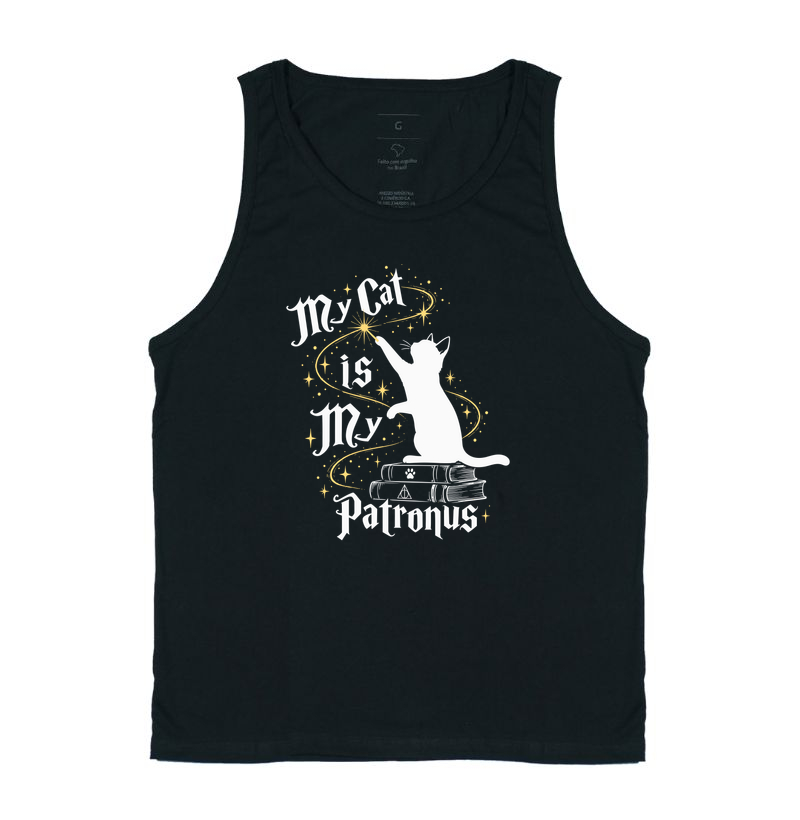 My Cat Is My Patronus - Meu Gato É Meu Patrono - Regata