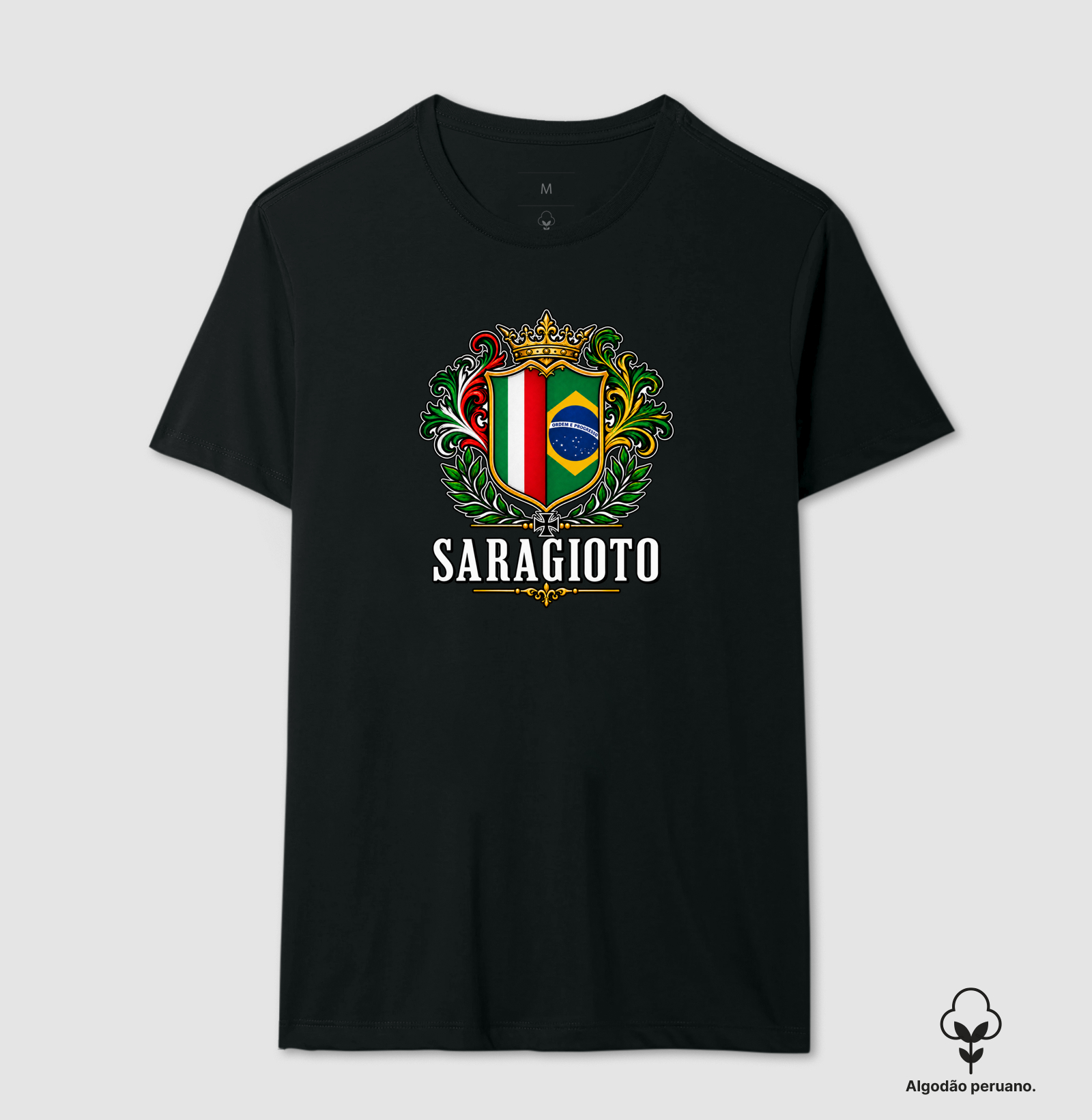   Saragioto  - Camiseta Algodão Peruano