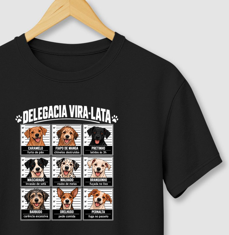 Delegacia Vira-Lata - Camiseta