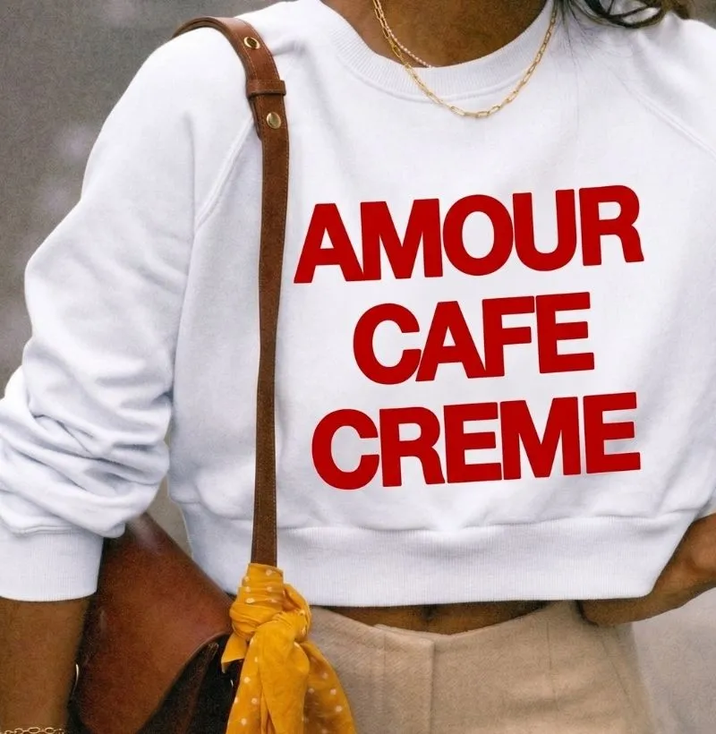 Moletom Amour Café Crème