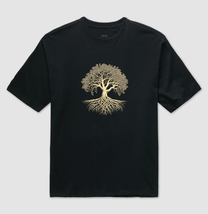 Árvore da Vida - Camiseta Oversized