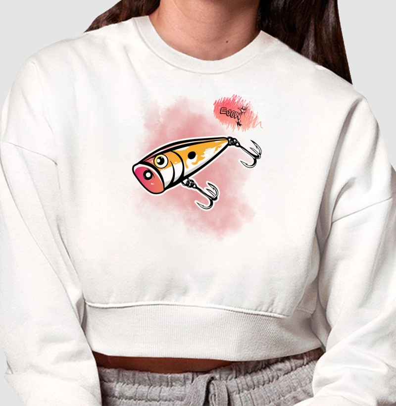 MOLETOM CROPPED POPPER ON
