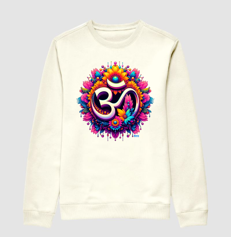 OM Floral Prateado