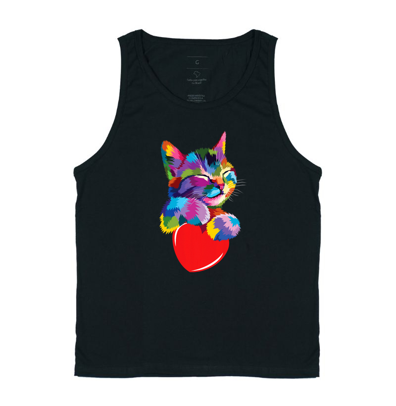 Gato Colorido Pop Art