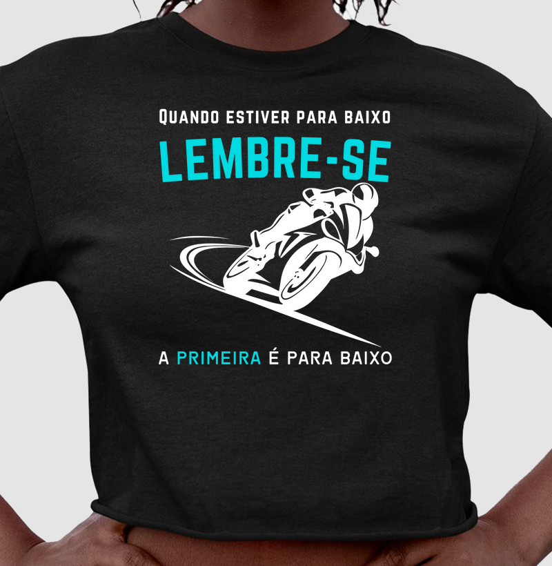 Quando estiver para baixo