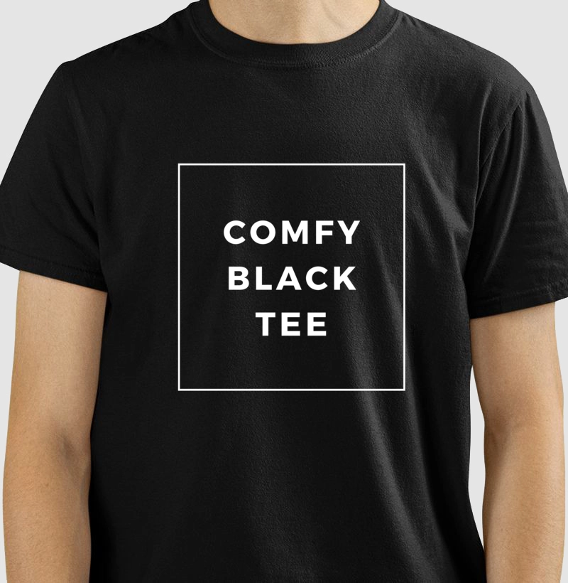 Comfy Tee Black