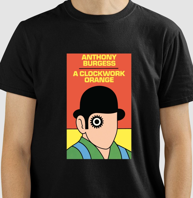 Camiseta Capa de livros, Laranja mecânica