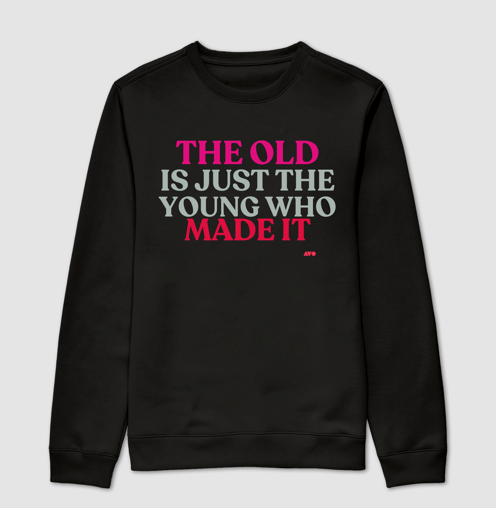 IN ENGLISH - THE OLD IS JUST HE YOUNG WHO MADE IT