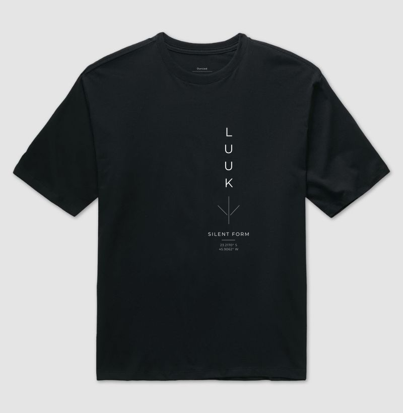 LUUK — Silent Form Oversized Tee