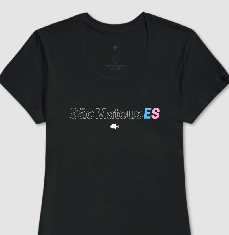 Cidades São Mateus ES Colorido - Feminina - #28503