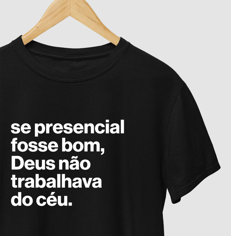 Se presencial fosse bom...