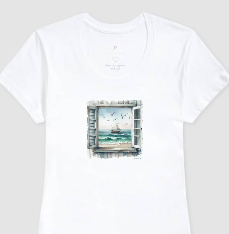 Camiseta Feminina Window