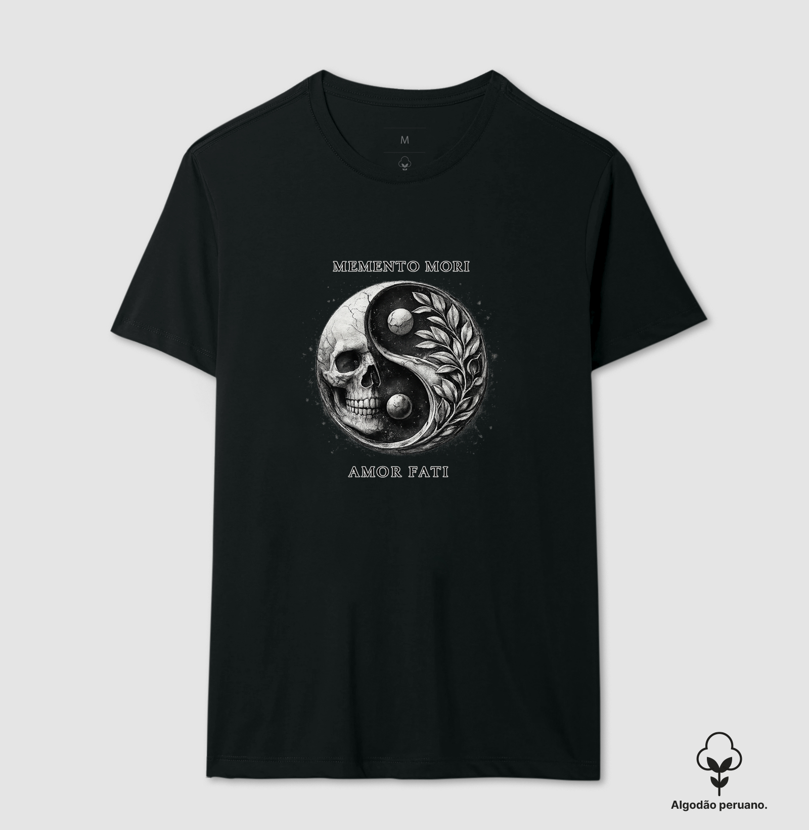 Estoicismo "Yin e Yang" - Camiseta Algodão Peruano