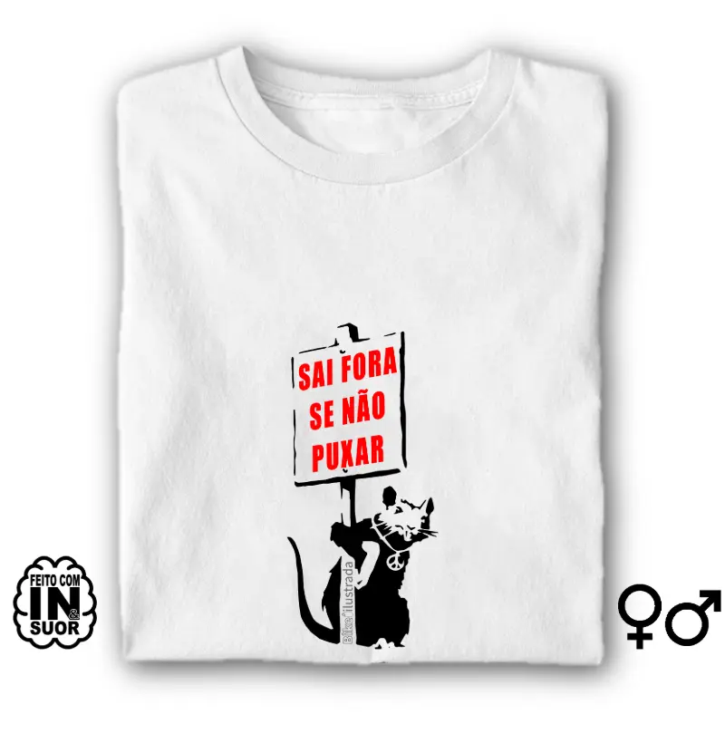 Banksy Rat - Get Out...