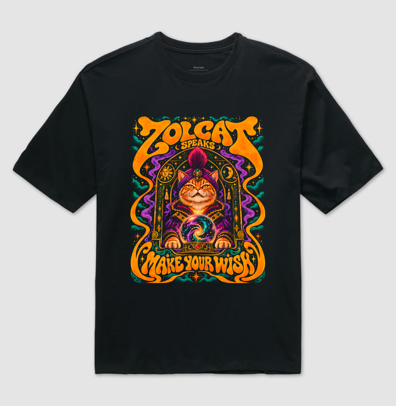 Zolcat: O Miauráculo - Camiseta Oversized