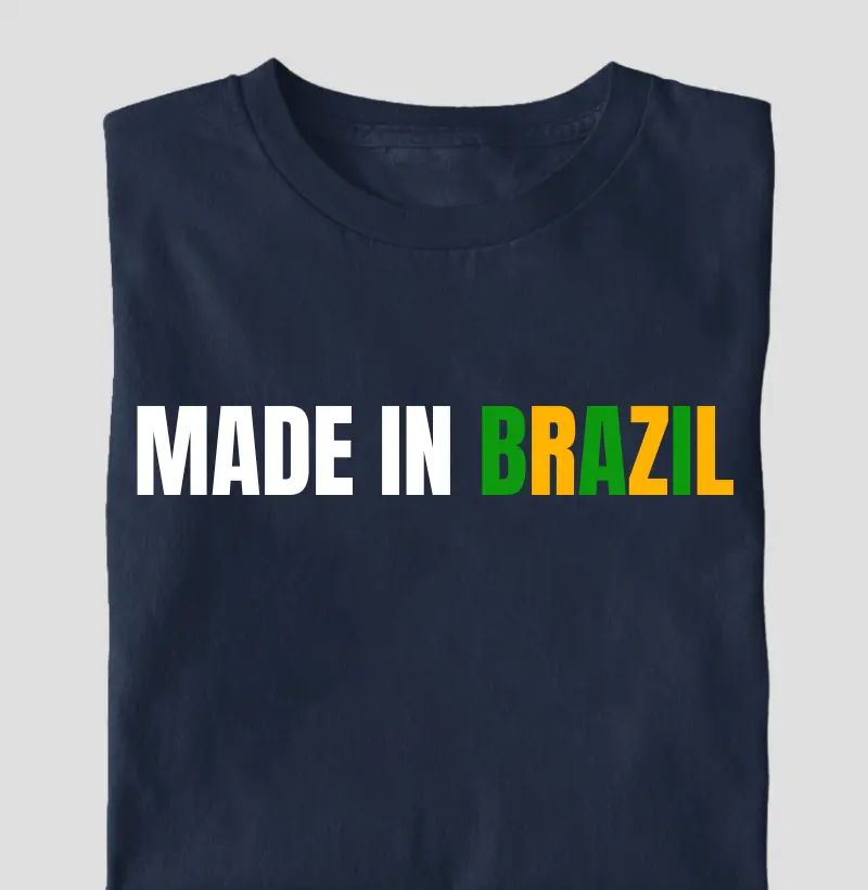 Camiseta Brasil Infantil - Made In Brazil