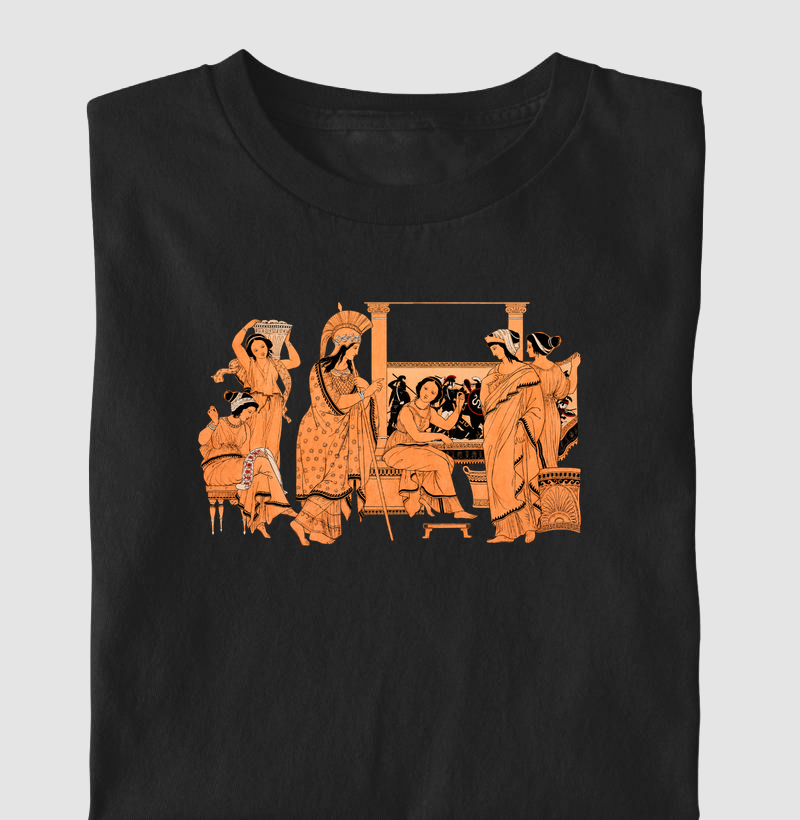 Camiseta Penélope e Atena — Mulheres da Odisseia