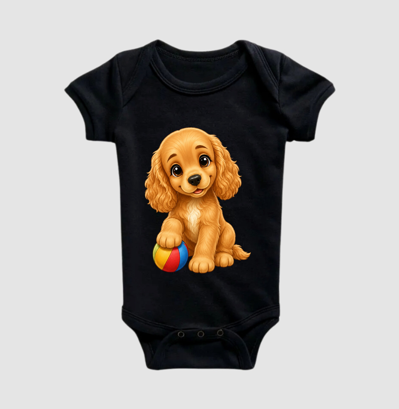 Cocker - Desenho Infantil - Body Infantil