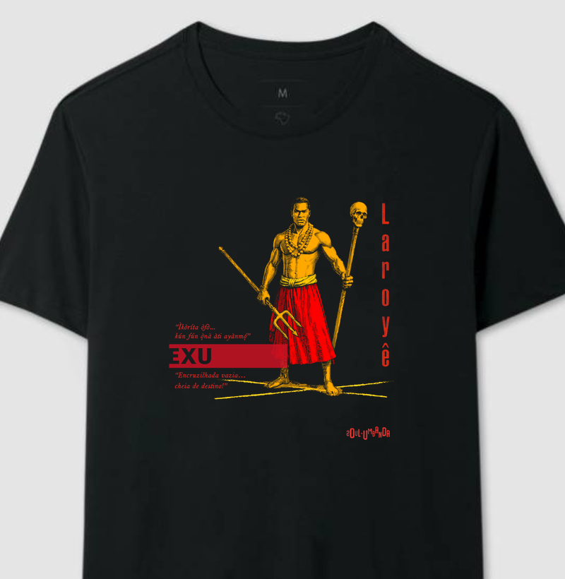 camiseta EXU iorubá