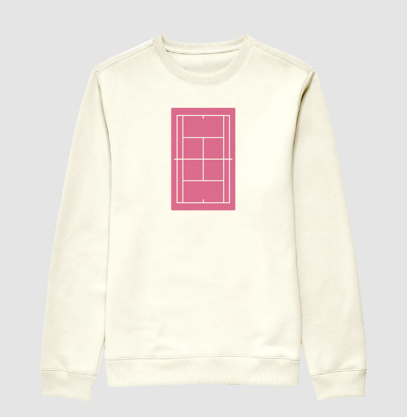 Quadra rosa - Moletom sem capuz