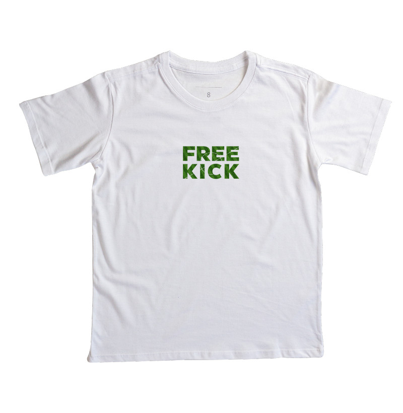 CAMISETA INFANTIL FREE KICK CAMPO DE FUTEBOL - Camiseta Infantil