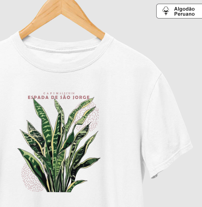 Espada de São Jorge - Algodão peruano