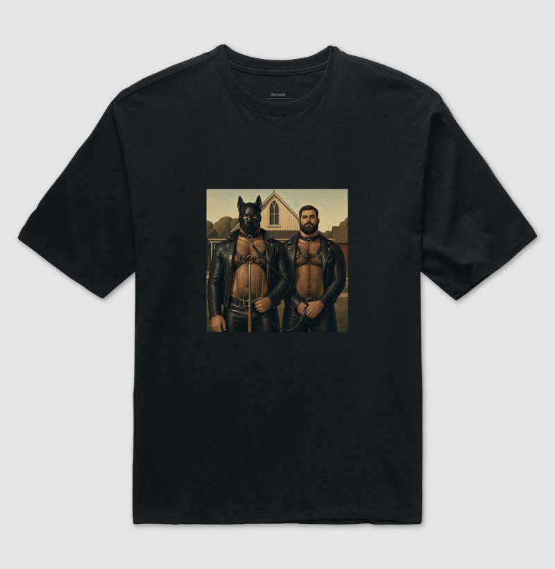 American Leather Gothic | Coleção Ô Bicha - Camiseta Oversized
