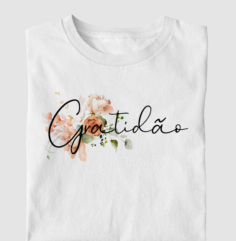 Camiseta Infantil Gratidão