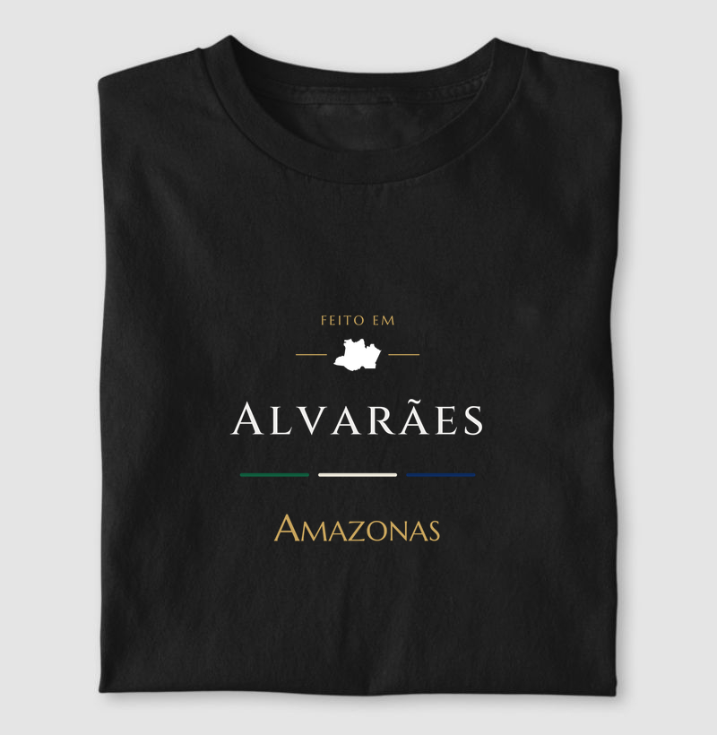 Feito em Alvarães AM - Camiseta