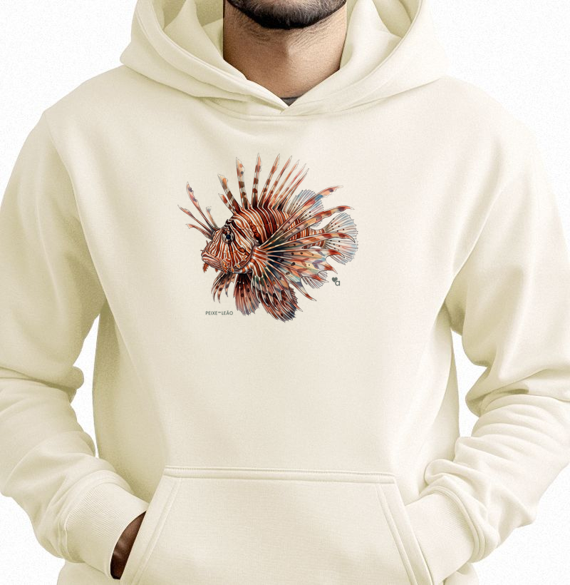 Peixes - Peixe-Leão - Moletom Hoodie