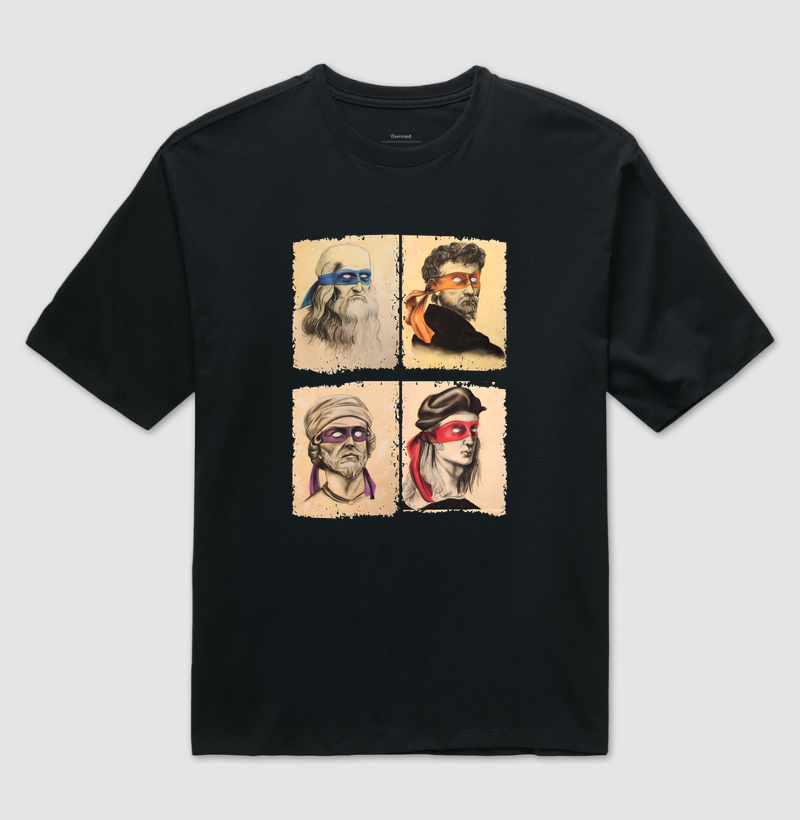 Renaissance Ninjas - Camiseta Oversized