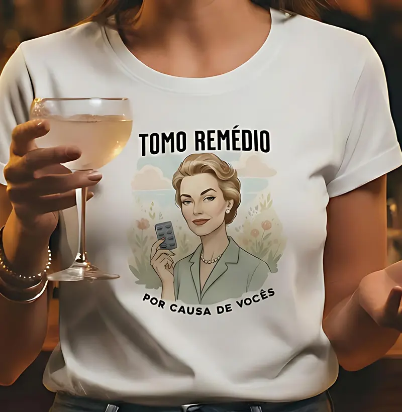 TOMO REMÉDIO POR CAUSA DE VOCÊS