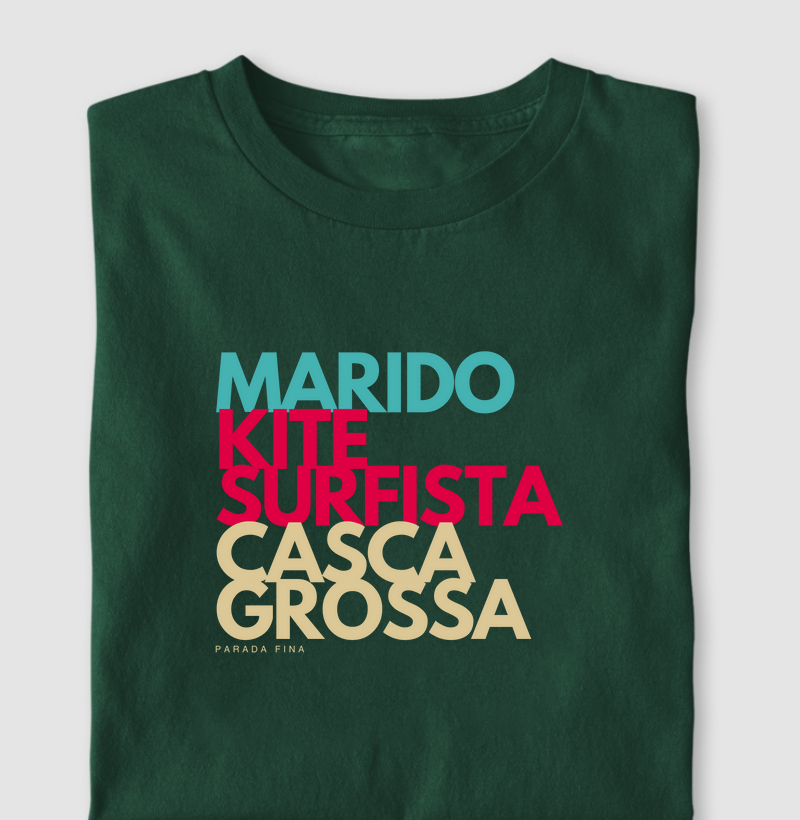 Marido. Kitesurfista. Casca Grossa.