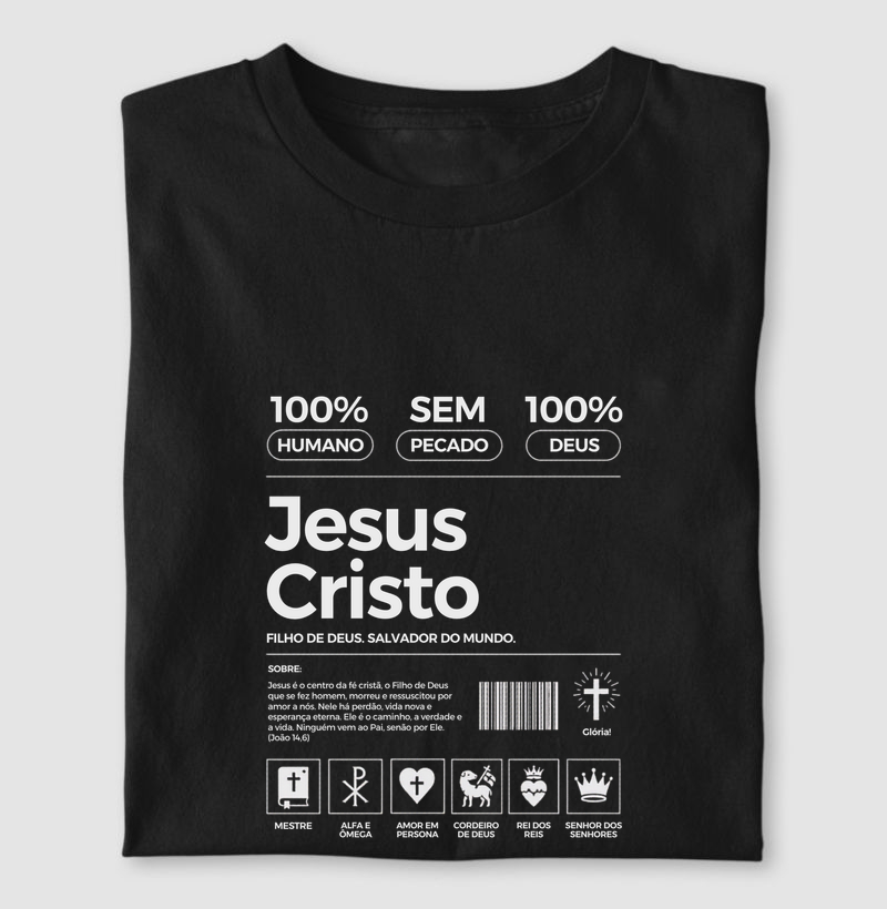 Camiseta Jesus Cristo Filhos de Deus Salvador do Mundo