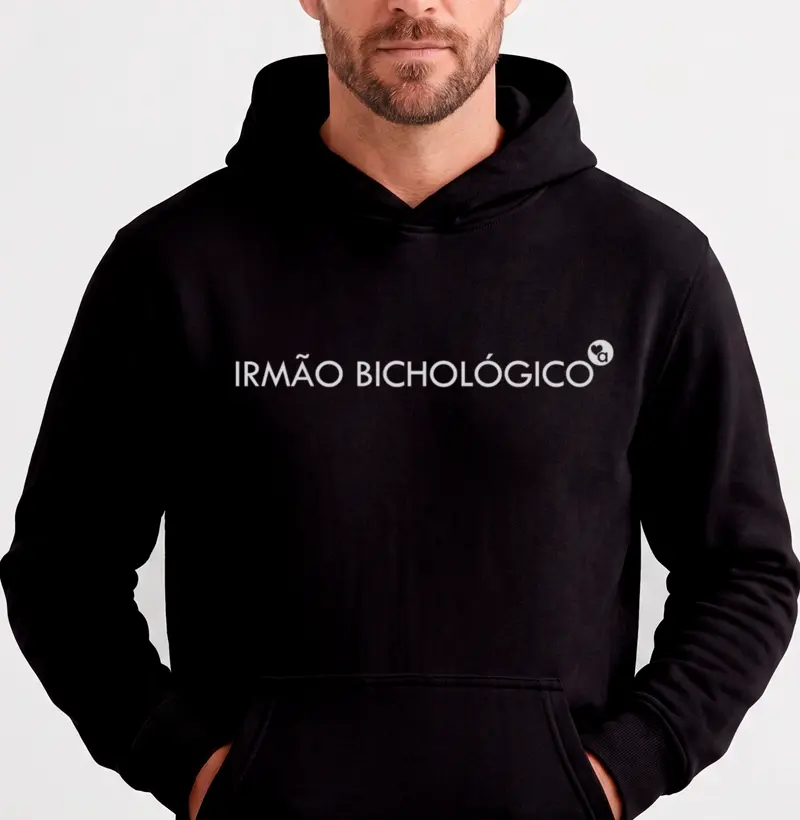 Família Bichológica - Irmão - Moletom Hoodie