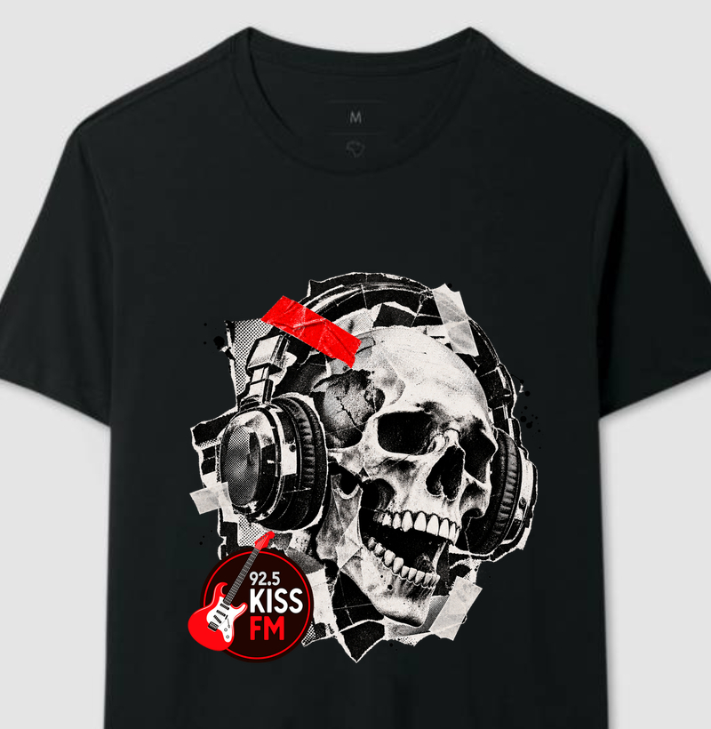 Kiss FM Skull - Camiseta