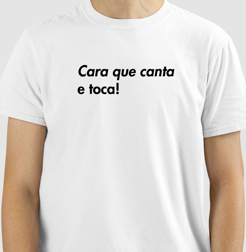 Cara que canta e toca!