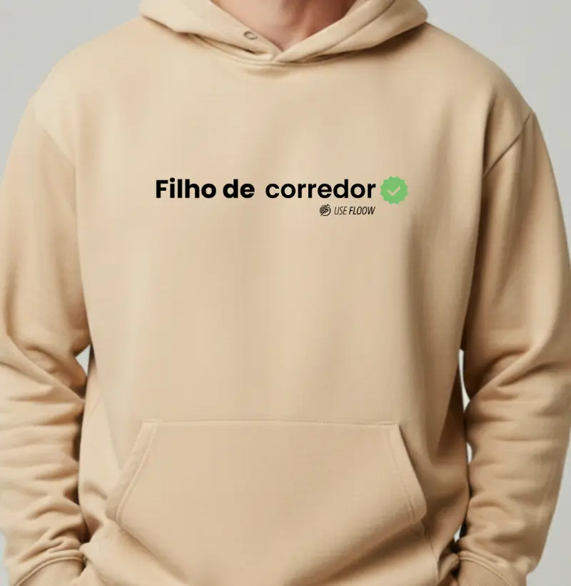 Hoodie Moletom Corrida - Filho De Corredor