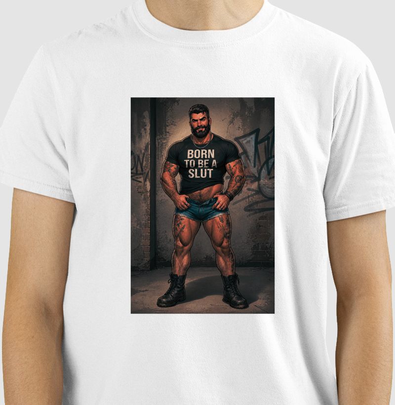 Born to Be a Slut | Coleção Ô Bicha - Camiseta