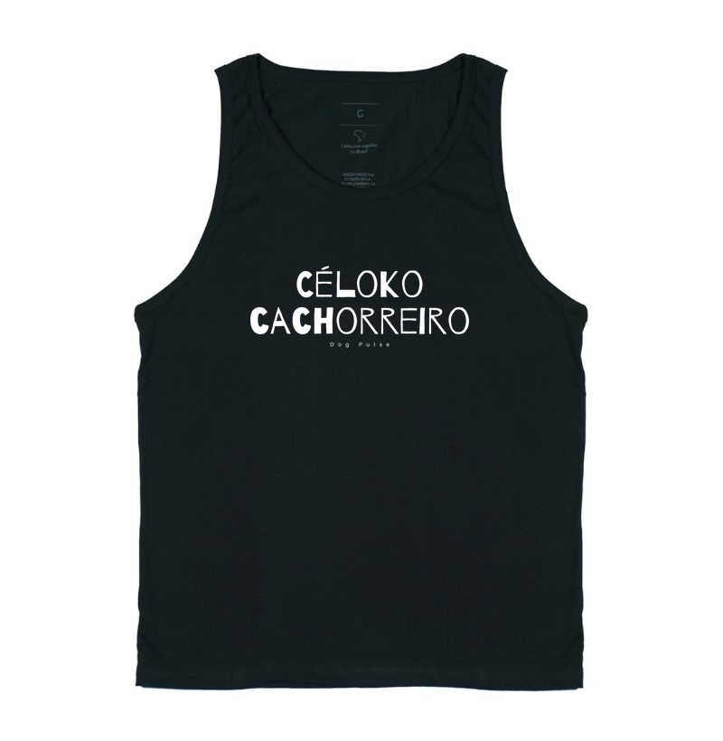 Camiseta Regata Dog Pulse - Céloko Cachorreiro
