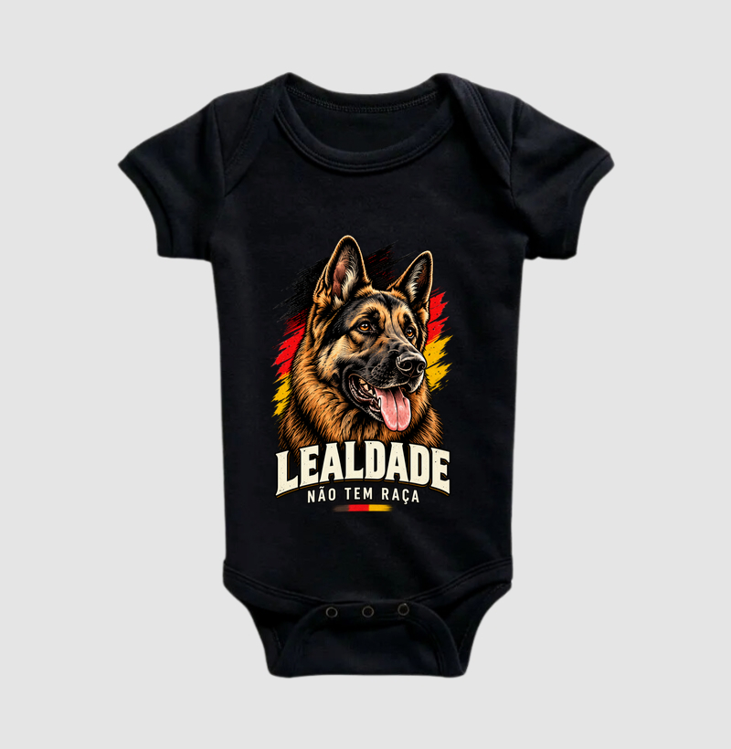 Lealdade não tem raça - Body Infantil