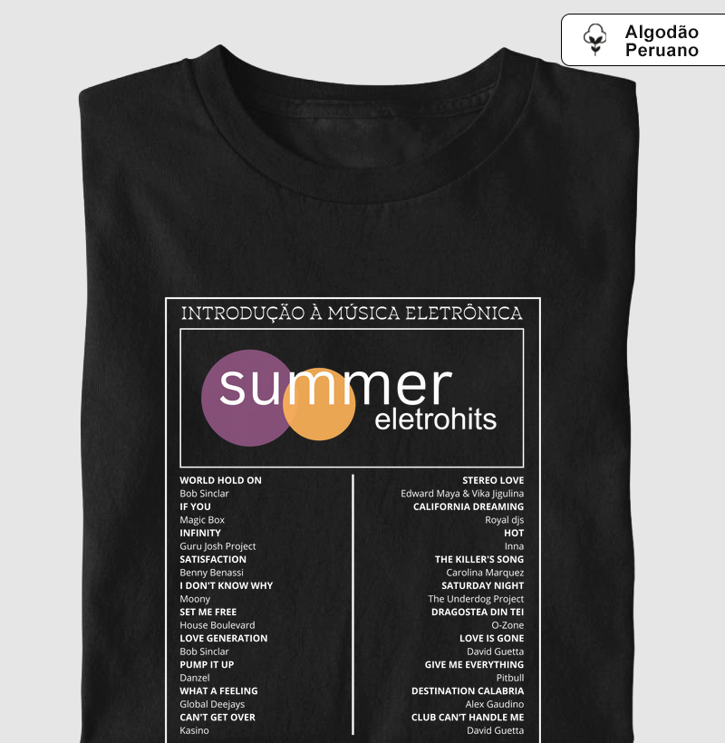 Introdução à Música Eletrônica (algodão peruano)