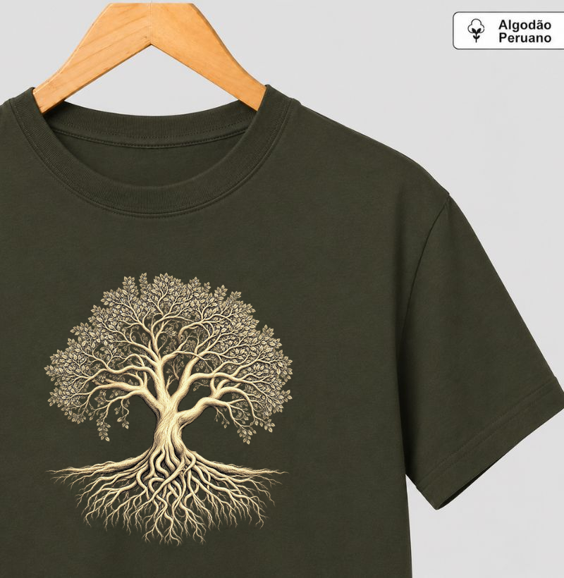 Árvore da Vida - Camiseta Algodão Peruano