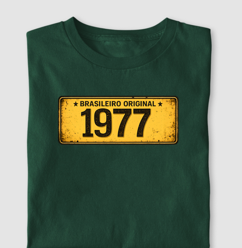 PLACA AMARELA 1977