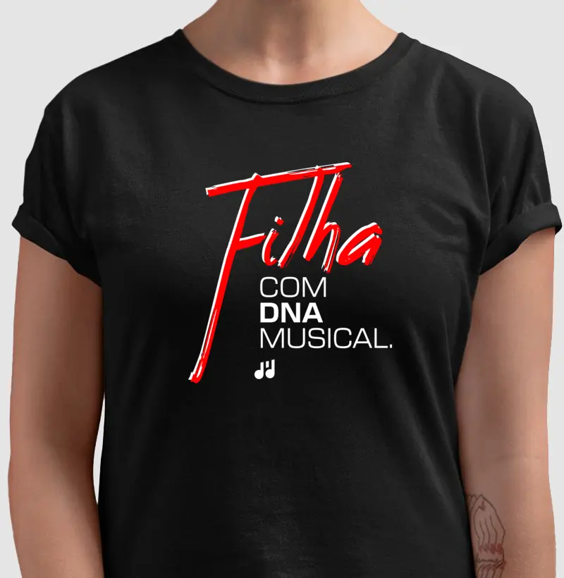 Filha com DNA musical.